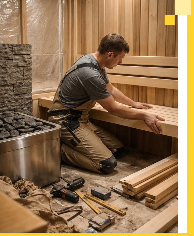 Сауны для дома под ключ с проектированием и монтажом в Серове
