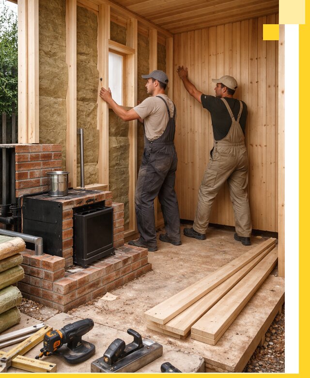 Строительство и установка дачных саун под ключ в Серове