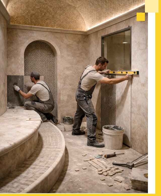 Проектирование и строительство саун с хамамом под ключ в Серове