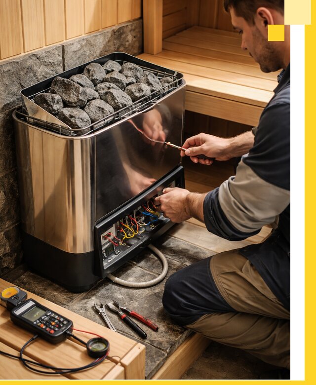 Продажа и установка электрокаменок для саун в Серове