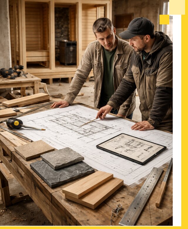 Проекты бань под ключ и планы строительства в Серове