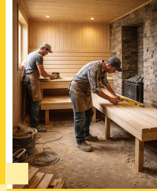 Отделка бани в Серове: внутренняя отделка от 3061 р. | ЭриданСрв