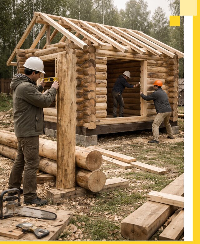 Строительство бань для дачи под ключ в Серове с доставкой и монтажом