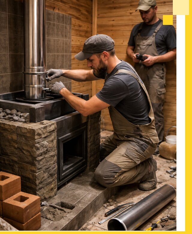 Изготовление и установка банных печей под ключ в Серове