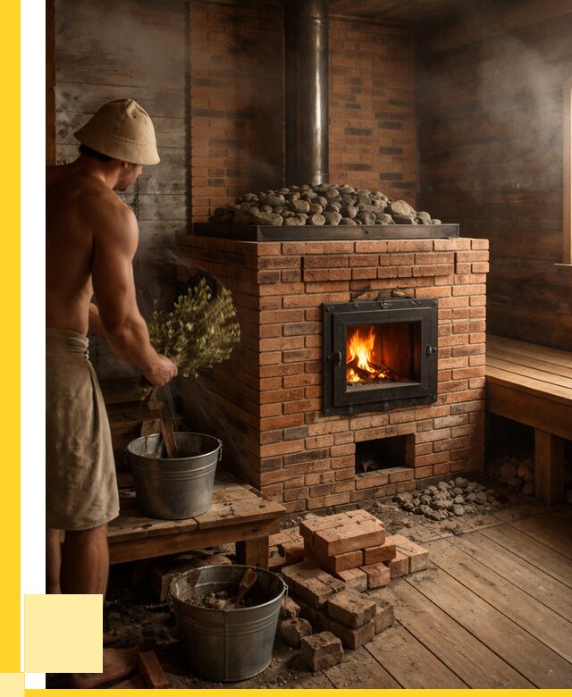 Кирпичные банные печи в Серове от 91818 р. | ЭриданСрв