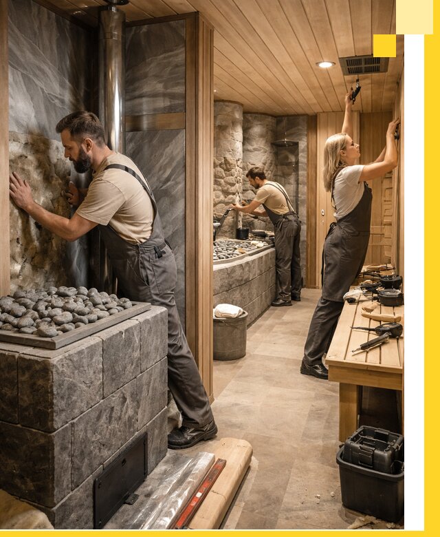 Строительство бань и SPA процедур в Серове под ключ и отделкой