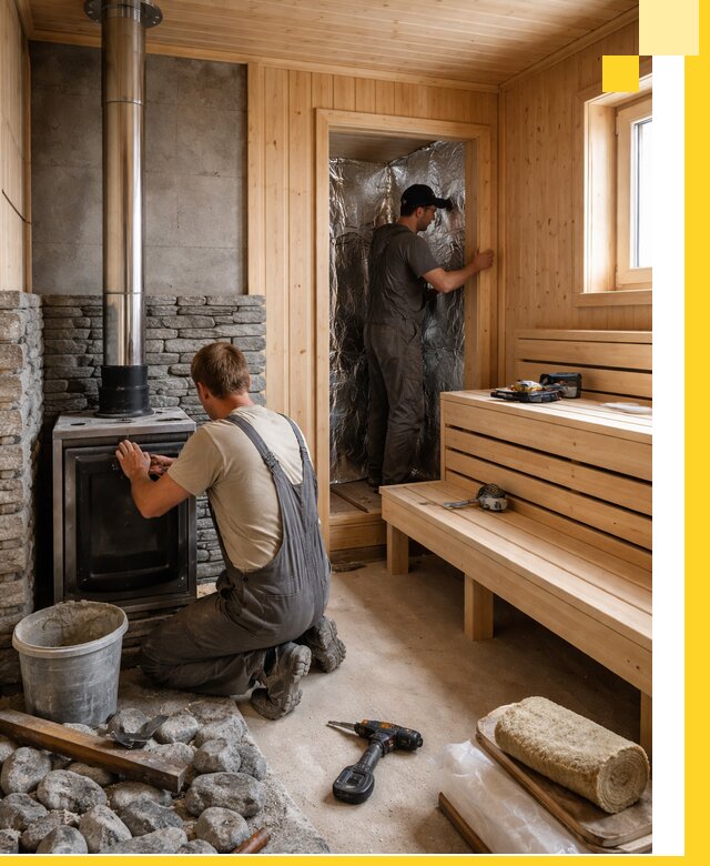 Строительство и изготовление бань под ключ в Серове