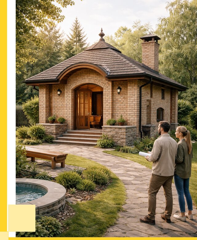 Проект кирпичной бани в Серове от 30606 р. | ЭриданСрв