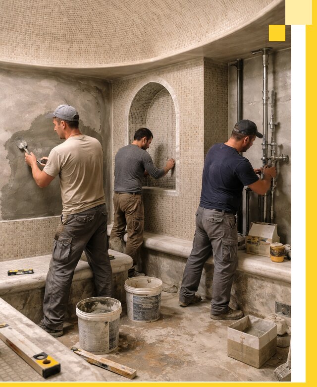 Профессиональный монтаж хамамов под ключ в Серове с гарантией