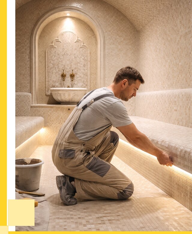 Отделка хамамов под ключ в Серове от 5611 р. | ЭриданСрв