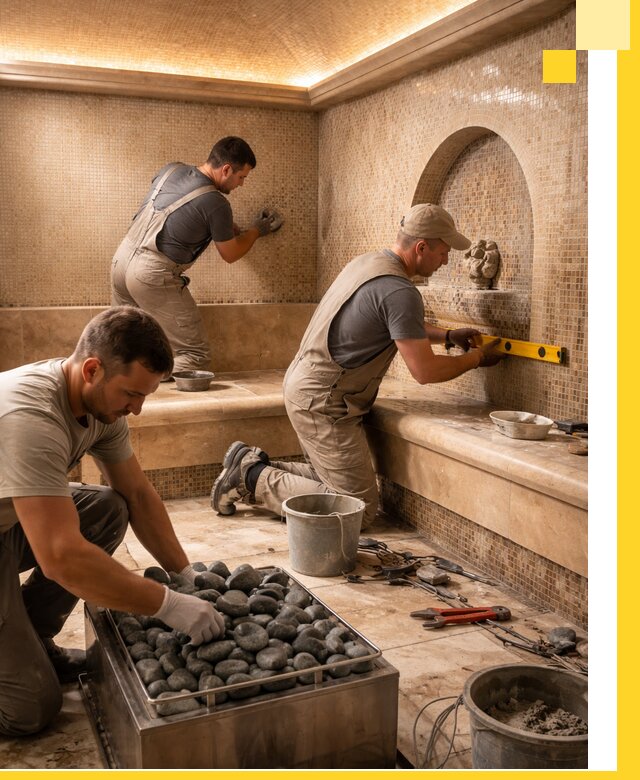 Проектирование и строительство хамама и сауны в Серове