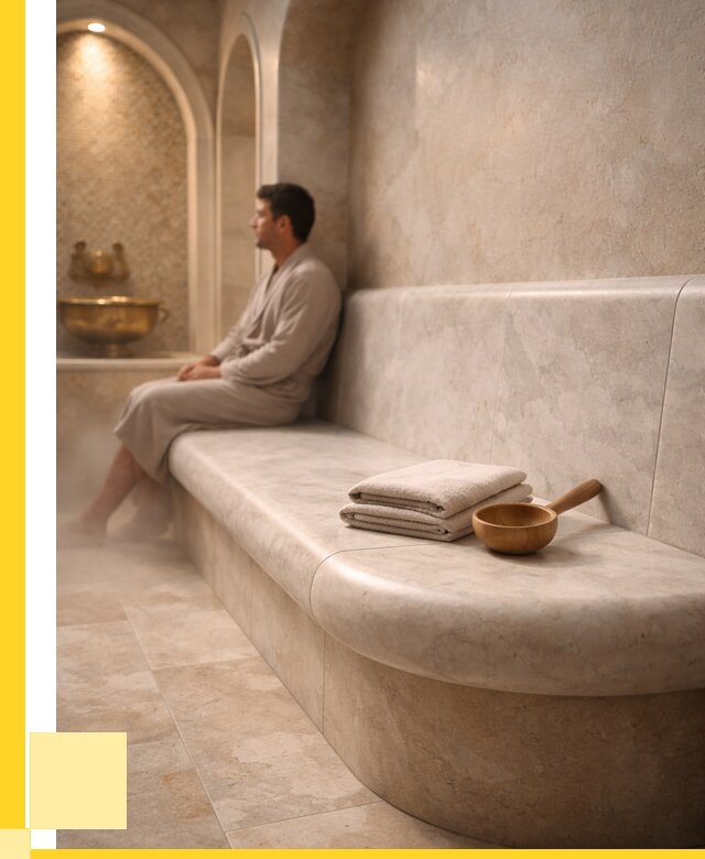 Сиденья для хамама в Серове под ключ от 12242 р. | ЭриданСрв