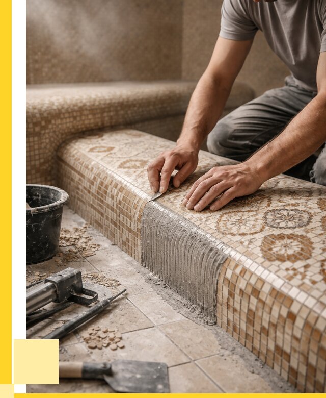 Плитка для хамама под ключ в Серове от 3571 р. | ЭриданСрв