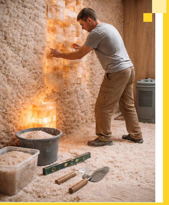 Проектирование и монтаж соляных комнат в Серове под ключ